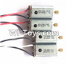 MJX X102H X102 Spare Parts-22 rotating Motor with red and Blue wire(2pcs) & Reversing-rotating Motor with Black and white wire(2pcs),MJX X102H RC Quadcopter Drone Spare Parts Replacement Accessories