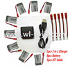 MJX X300 X300C RC Quadcopter parts-47 Upgrade 1-to-5 balance charger and USB charger & 5pcs coversion wire & 8pcs 750mah battery