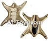 MJX X402 X402H Spare Parts-01 Upper and Bottom shell cover-Golden,MJX X402H X402 RC Quadcopter Drone Spare Parts Replacement Accessories
