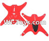 MJX X402 X402H Spare Parts-03 Upper and Bottom shell cover-Red,MJX X402H X402 RC Quadcopter Drone Spare Parts Replacement Accessories