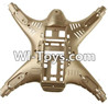 MJX X402 X402H Spare Parts-07 Bottom shell cover-Golden,MJX X402H X402 RC Quadcopter Drone Spare Parts Replacement Accessories