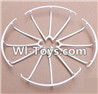 MJX X402 X402H Spare Parts-17 Outer protect frame(4pcs)-White,MJX X402H X402 RC Quadcopter Drone Spare Parts Replacement Accessories