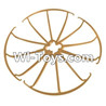 MJX X402 X402H Spare Parts-19 Outer protect frame(4pcs)-Golden,MJX X402H X402 RC Quadcopter Drone Spare Parts Replacement Accessories