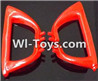 MJX X402 X402H Spare Parts-26 Landing skid,Landing gear,Tripod(2pcs Red),MJX X402H X402 RC Quadcopter Drone Spare Parts Replacement Accessories