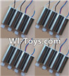 MJX X402 X402H Spare Parts-27 counterclockwise Reversing-rotating Motor with Black and white wire(8pcs) & clockwise Rotating Motor with red and Blue wire(8pcs),MJX X402H X402 RC Quadcopter Drone Spare Parts Replacement Accessories