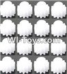 MJX X402 X402H Spare Parts-33 Small gear(16pcs)-13 Teeth,MJX X402H X402 RC Quadcopter Drone Spare Parts Replacement Accessories