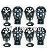 MJX X402 X402H Spare Parts-42 Whole motor unit parts(Include the Motor seat,Motor cover,Small Motor seat cover)-Each 4pcs-BLACK,MJX X402H X402 RC Quadcopter Drone Spare Parts Replacement Accessories