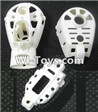 MJX X402 X402H Spare Parts-47 Whole motor unit parts(Include the Motor seat,Motor cover,Small Motor seat cover)-Each 1pcs-White,MJX X402H X402 RC Quadcopter Drone Spare Parts Replacement Accessories