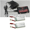 MJX X402 X402H Spare Parts-59 Upgrade charger and Balance charger-Can charge two battery at the same time & 2pcs Battery,MJX X402H X402 RC Quadcopter Drone Spare Parts Replacement Accessories
