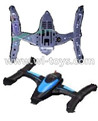 MJX X500 RC Quadcopter parts-01 Upper canopy,Upper shell cover & Bottom canopy,Bottom shell cover-Black