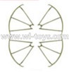 MJX X500 RC Quadcopter parts-41 Outer protect frame-Gray