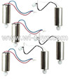 MJX X600 RC Quadcopter parts-21 Reversing-rotating Motor with Black and white wire(3pcs) & rotating Motor with red and Blue wire(3pcs)