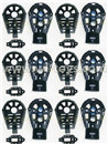 MJX X600 RC Quadcopter parts-36 Whole motor unit parts(Include the Motor seat,Motor cover,Motor seat cover)-6pcs-Black