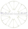 MJX X600 RC Quadcopter parts-41 Outer protect frame(6pcs)-White