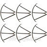MJX X601H X601 Spare Parts-05-02 Outer protect frame(6pcs)-Black,MJX X601H X601 RC Quadcopter Drone Spare Parts Replacement Accessories