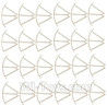 MJX X601H X601 Spare Parts-05-03 Outer protect frame(24pcs)-Golden,MJX X601H X601 RC Quadcopter Drone Spare Parts Replacement Accessories