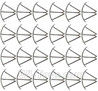 MJX X601H X601 Spare Parts-05-04 Outer protect frame(24pcs)-Black,MJX X601H X601 RC Quadcopter Drone Spare Parts Replacement Accessories