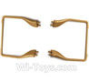 MJX X601H X601 Spare Parts-08-01 Landing skid,Landing gear(2pcs)-Golden,MJX X601H X601 RC Quadcopter Drone Spare Parts Replacement Accessories