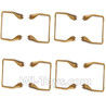 MJX X601H X601 Spare Parts-08-03 Landing skid,Landing gear(8pcs)-Golden,MJX X601H X601 RC Quadcopter Drone Spare Parts Replacement Accessories