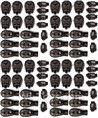 MJX X601H X601 Spare Parts-10-02 Motor seat(24pcs) & Big motor cover(24pcs) & Small motor cover(24pcs)-Black,MJX X601H X601 RC Quadcopter Drone Spare Parts Replacement Accessories