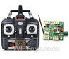 MJX X601H X601 Spare Parts-22-02 Transmitter-Black & Circuit board,Receiver board,MJX X601H X601 RC Quadcopter Drone Spare Parts Replacement Accessories