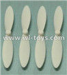 MJX X701 RC Quadcopter parts-05 Main rotor blades,Propellers(4pcs)-White