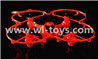 MJX X701 RC Quadcopter parts-38 BNF-Red(Only the X701 Quadcopter,No battery,No transmtter,No charger)
