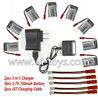 MJX X800 RC Quadcopter Parts-32 Upgrade 1-to-5 balance charger and USB charger & usb-to-Socket & conversion plug & 5pcs coversion wire & 8pcs 750mah battery