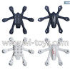 MJX X900 X901 RC Quadcopter Parts-01 Upper shell cover,Upper canopy & Bottom shell cover,Bottom canopy-(1pcs Black and 1pcs White)