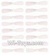 MJX X909T X909 Spare Parts-07-02 Propellers,Main rotor blades(16pcs)-White,MJX X909T X909-T RC Quadcopter Drone Spare Parts Replacement Accessories
