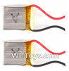 MJX X909T X909 Spare Parts-11-02 3.7v 380mah Battery(2pcs),MJX X909T X909-T RC Quadcopter Drone Spare Parts Replacement Accessories