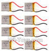 MJX X909T X909 Spare Parts-11-03 3.7v 380mah Battery(8pcs),MJX X909T X909-T RC Quadcopter Drone Spare Parts Replacement Accessories