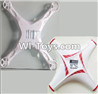 MJ109 Spare parts-01 Upper and buttom shell body cover,MingJi 109 109A 109B RC Quadcopter Drone Spare Parts MJ109 Replacement Accessories