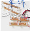 MJ109 Spare parts-28 LED light Board(2pcs Green,2pcs Orange),MingJi 109 109A 109B RC Quadcopter Drone Spare Parts MJ109 Replacement Accessories