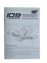 MJ109 Spare parts-35 English Manual,MingJi 109 109A 109B RC Quadcopter Drone Spare Parts MJ109 Replacement Accessories
