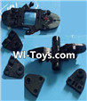 MingJi 812 Spare Parts-13 Upper and Bottom main blade grip set,MingJi 812 RC Helicopter Spare Parts MJ812 Parts Replacement Accessories