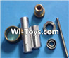 MingJi 812 Spare Parts-24 Limit shaft sleev(2pcs) & Copper sleeve(2pcs) & Bearings(2pcs) & Iron Shaft,MingJi 812 RC Helicopter Spare Parts MJ812 Parts Replacement Accessories