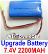 MingJi 812 Spare Parts-43 Upgrade Battery 7.4v 2200ma Battery(1pcs),MingJi 812 RC Helicopter Spare Parts MJ812 Parts Replacement Accessories