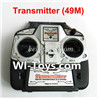 MingJi 812 Spare Parts-50 Transmitter ,Remote control(Frequency-49MHZ-Not include the Antena),MingJi 812 RC Helicopter Spare Parts MJ812 Parts Replacement Accessories