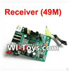 MingJi 812 Spare Parts-51 Circuit board,Receiver board(Frequency-49MHZ),MingJi 812 RC Helicopter Spare Parts MJ812 Parts Replacement Accessories