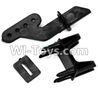 Wltoys F929 Vertical rudder angle fixtures.