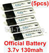 Wltoys F929 RC Battery Packs. 3.7v 130mah Lipo Battery(5pcs).