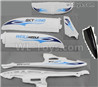 Wltoys F959 Whole Foam assembly, Blue Color. It includethe F959-01,02,03,04,05,like the Fuselage Body,Main Wing,EPO Horizontal, verticall tail wing.Cabin cover.