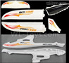 Wltoys F959 Whole Foam assembly, Orange Color. It includethe F959-01,02,03,04,05,like the Fuselage Body,Main Wing,EPO Horizontal, verticall tail wing.Cabin cover.