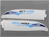 Wltoys F959 Main Wing,Horizontal wing, F959-02. Blue Color. EPO Right and Left wing