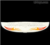 Wltoys F959 Horizontal Tail wing, F959-03. Orange Color.Horizontal, Balance empennage.