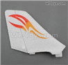 Wltoys F959 Verticall tail wing,F959-04. Orange Color. Verticall Balance empennage.
