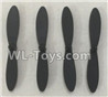 XK A100-SU27 J11-Propellers Replace Parts,Main rotor blades(4pcs)-A100.0005