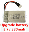 Wltoys XK A130-Y20 Upgrade Battery-3.7V 380mah Battery 25-(Size-3.9X2X0.7CM)-1pcs