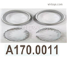Wltoys XK A170 decorative set.A170.0011.Total 4pcs.